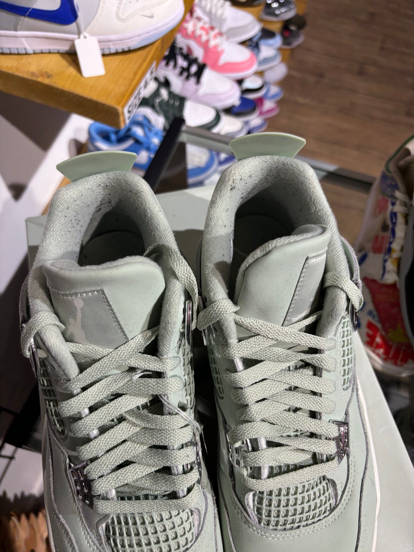 Air Jordan 4 Retro Seafoam Sail (W)