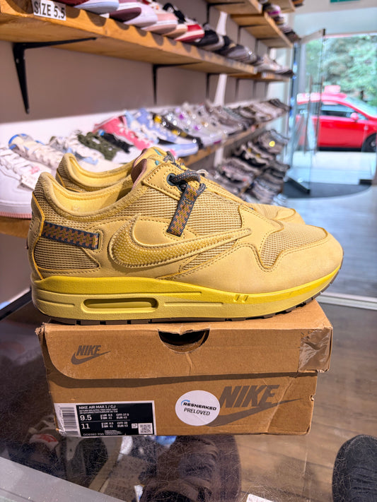 Nike Air Max 1 x Travis Scott Cactus Jack Saturn Gold UK 8.5