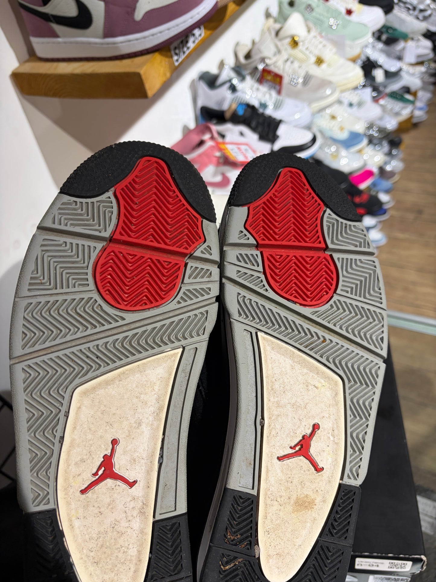 Jordan 4 Black Canvas UK 10.5