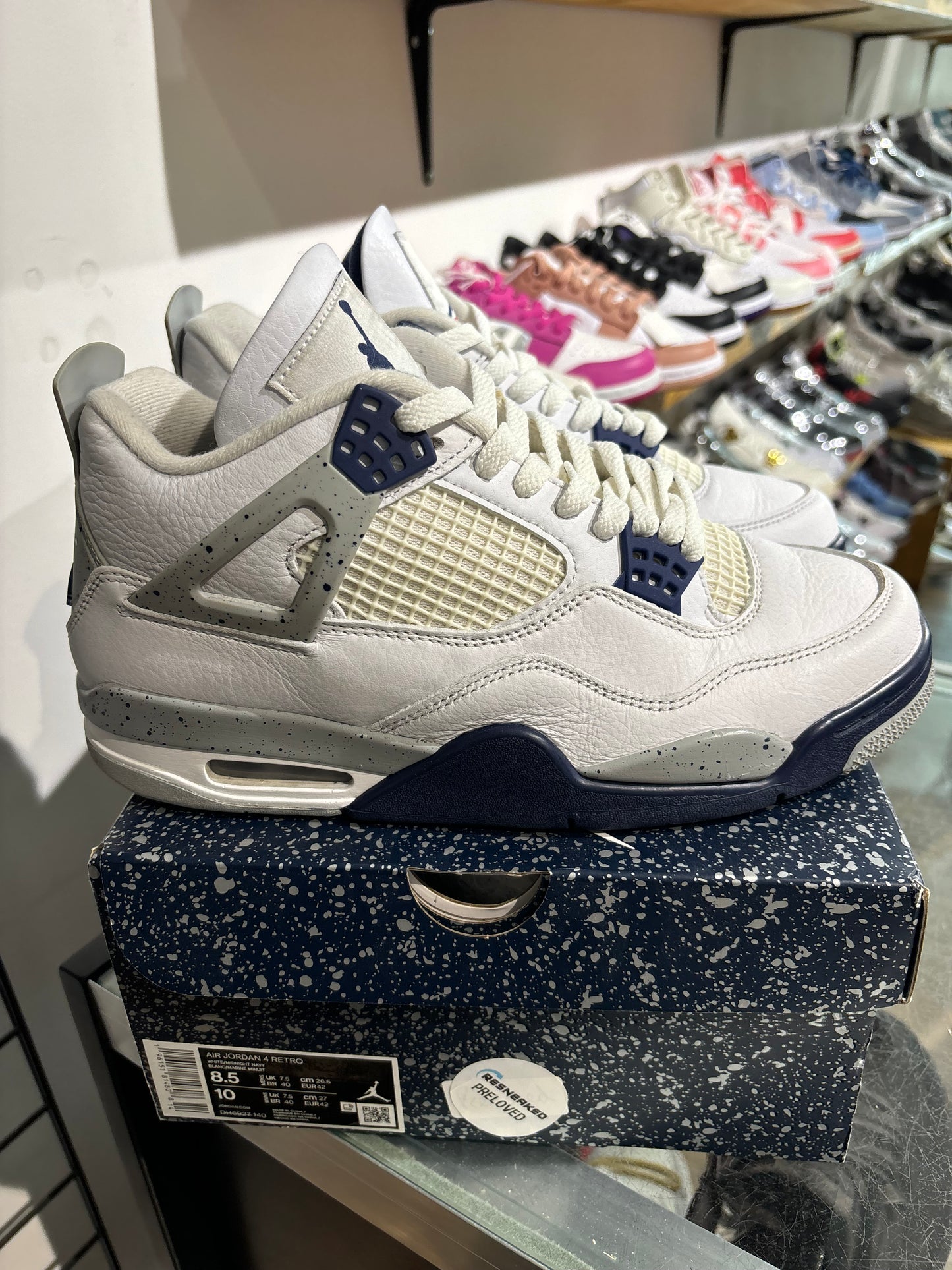 Jordan 4 Midnight Navy UK 7.5