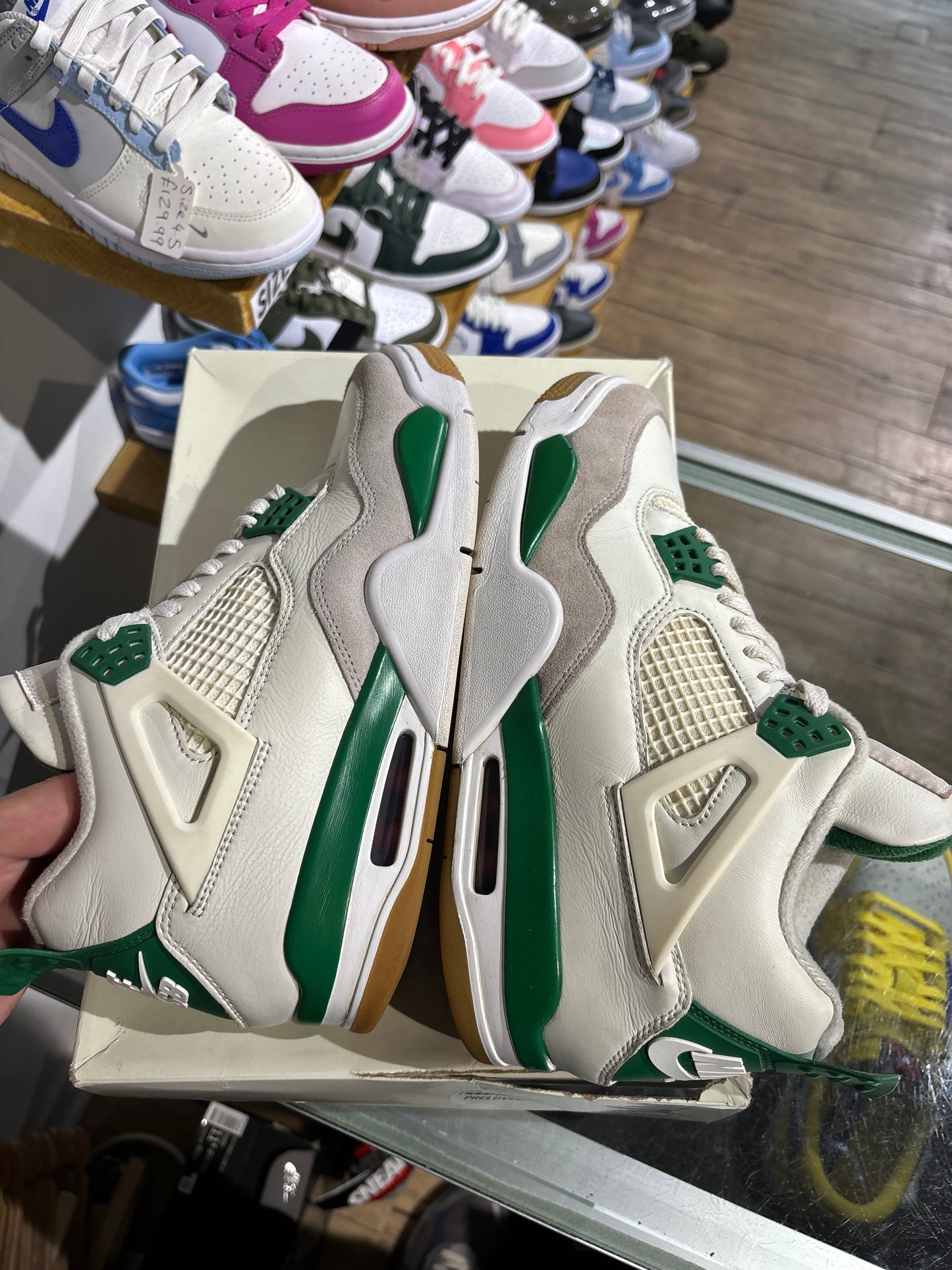 Air Jordan 4 Pine Green SB UK 8