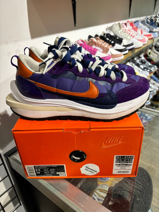 Nike Sacai Vaporwaffle Dark Iris UK 7.5
