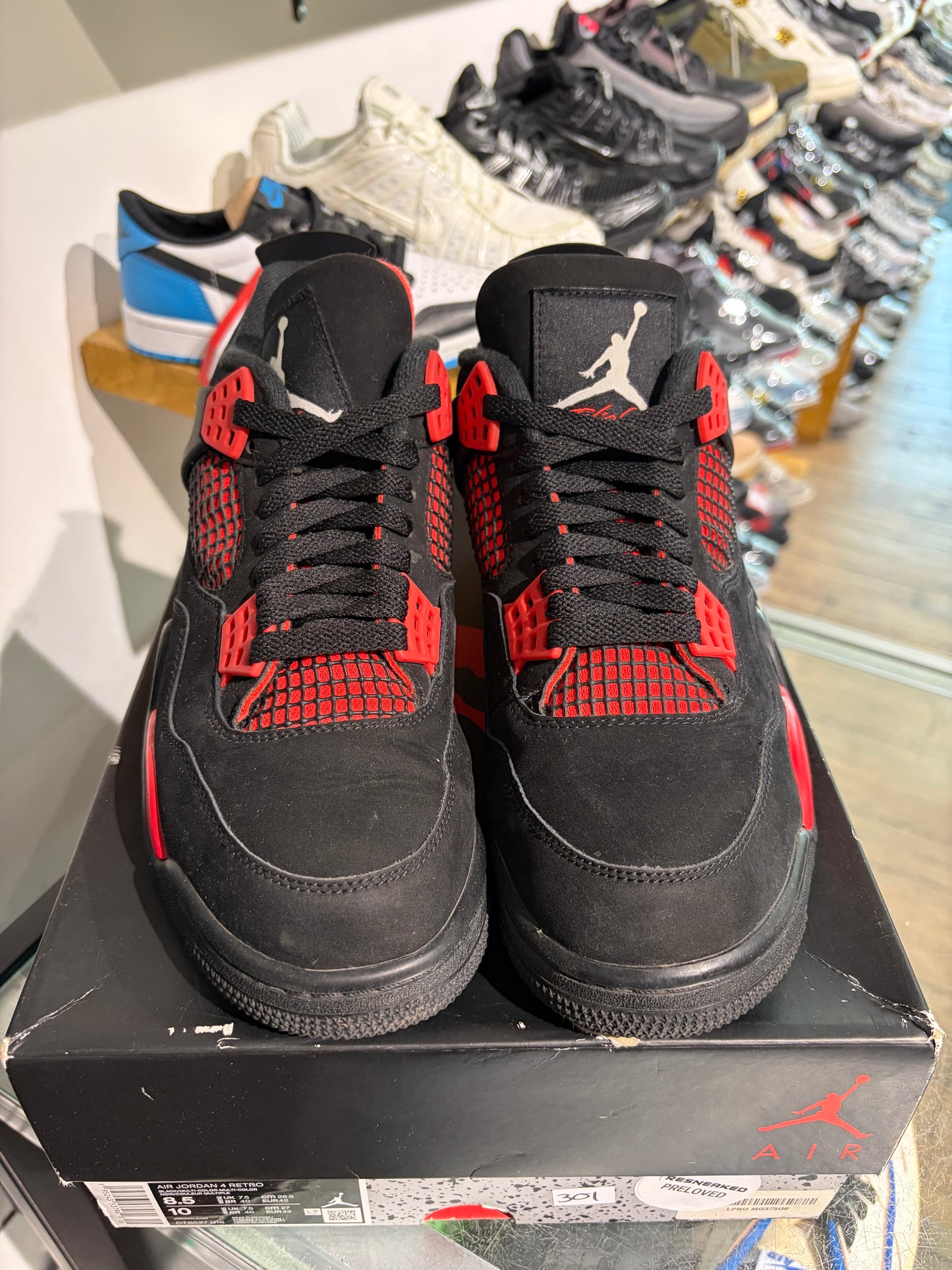 Jordan 4 Red Thunder UK 7.5