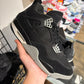 Air Jordan 4 Black Canvas UK 8.5