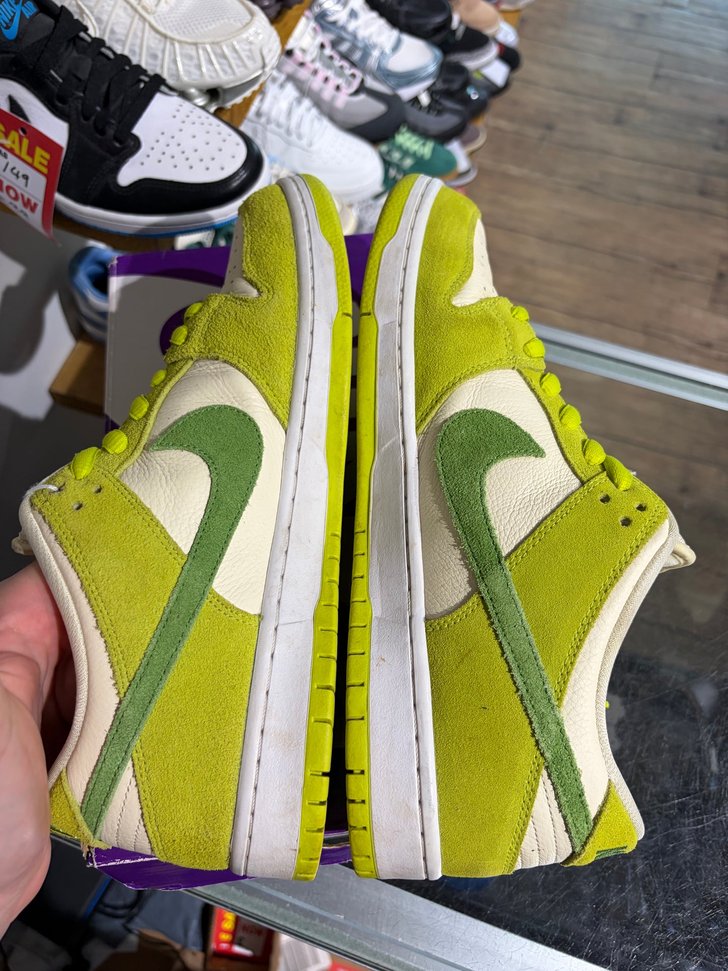 SB Dunk Low Sour Apple UK 11