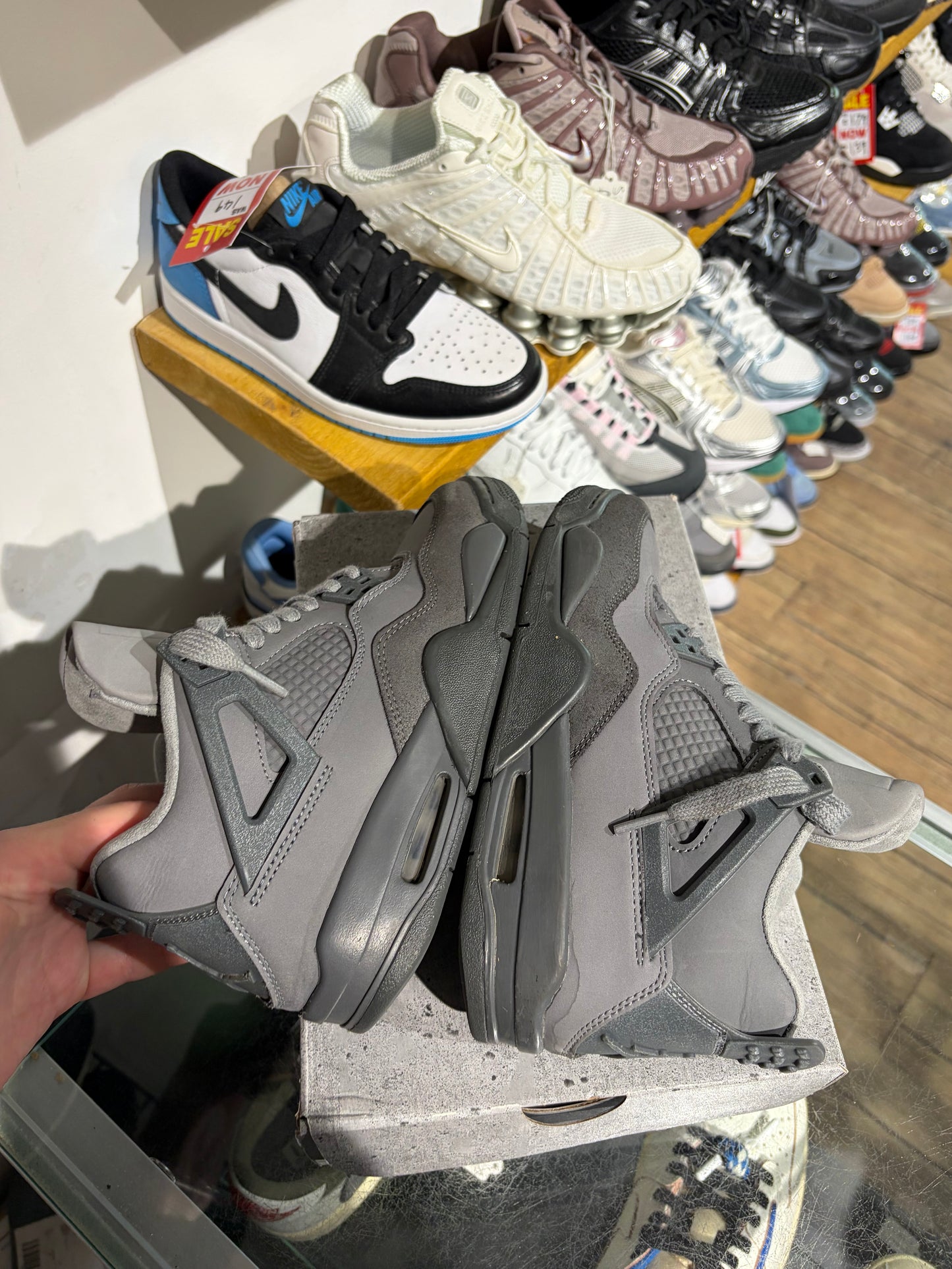 Jordan 4 Wet Cement (GS) UK 4.5