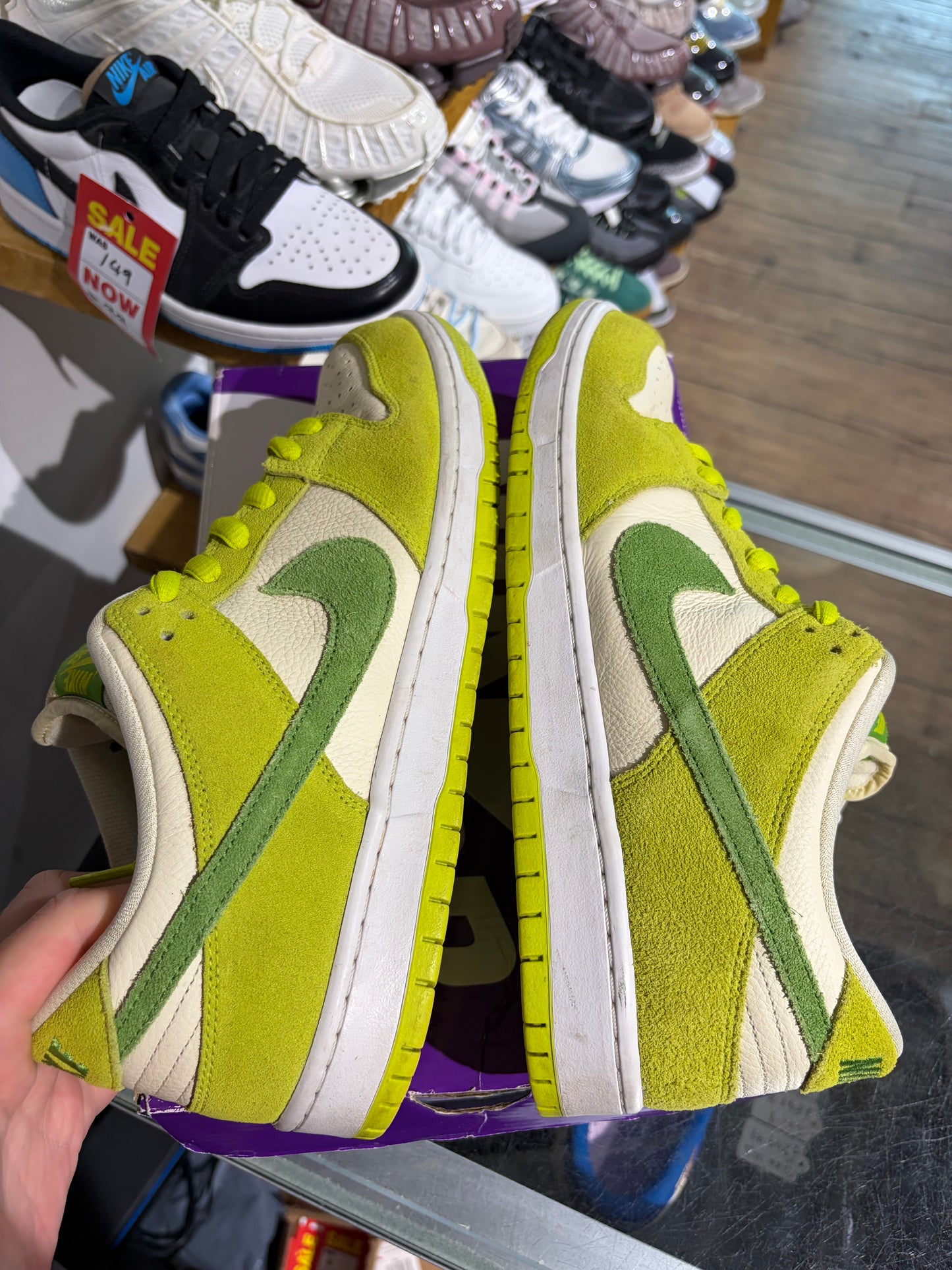 SB Dunk Low Sour Apple UK 11