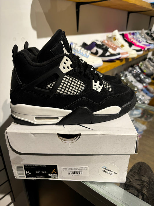 Jordan 4 White Thunder UK 5.5 (GS)