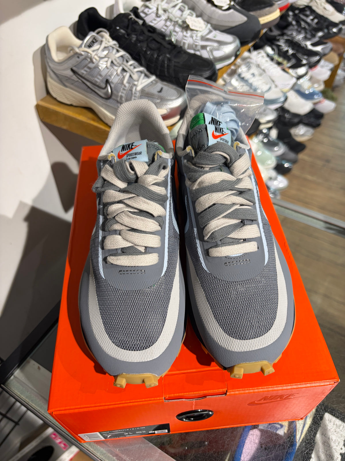Nike Sacai Clot Grey UK 6 #362