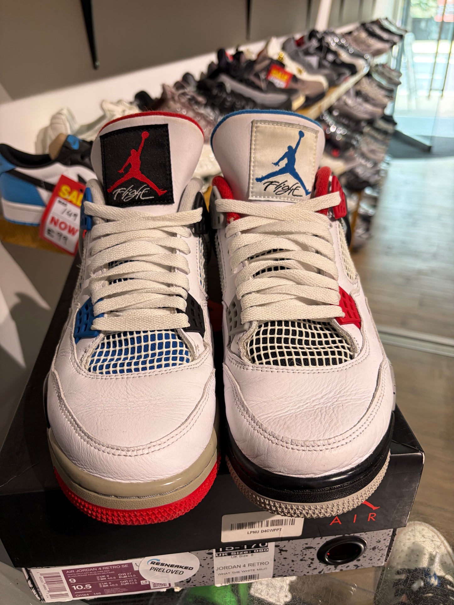 Jordan 4 'What The 4' UK 8 #15