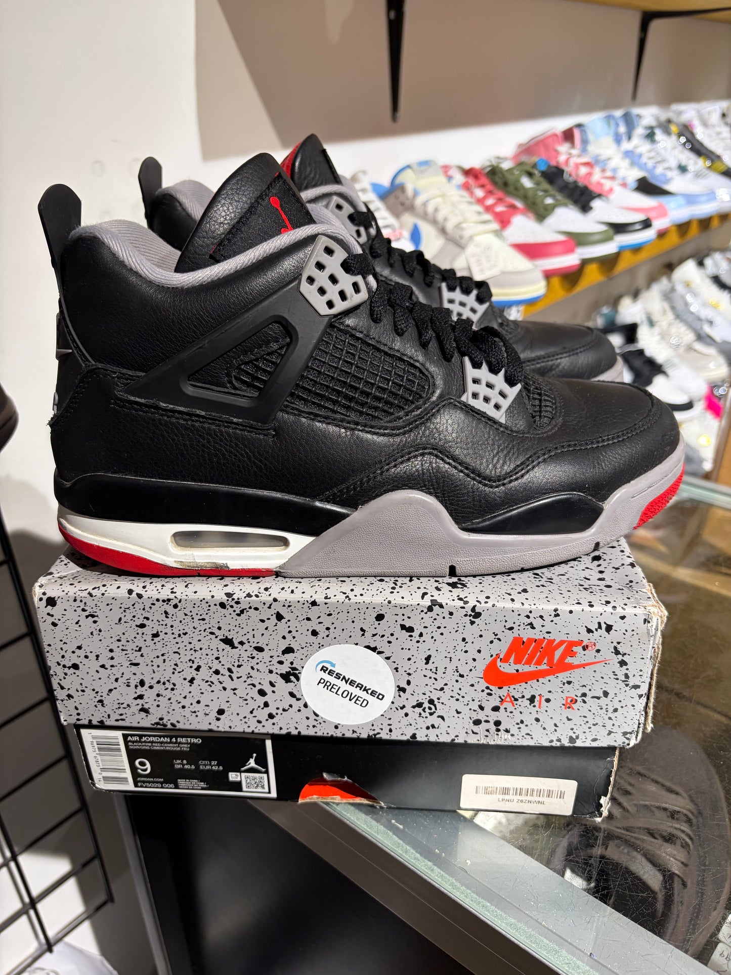 Air Jordan 4 Bred UK 8