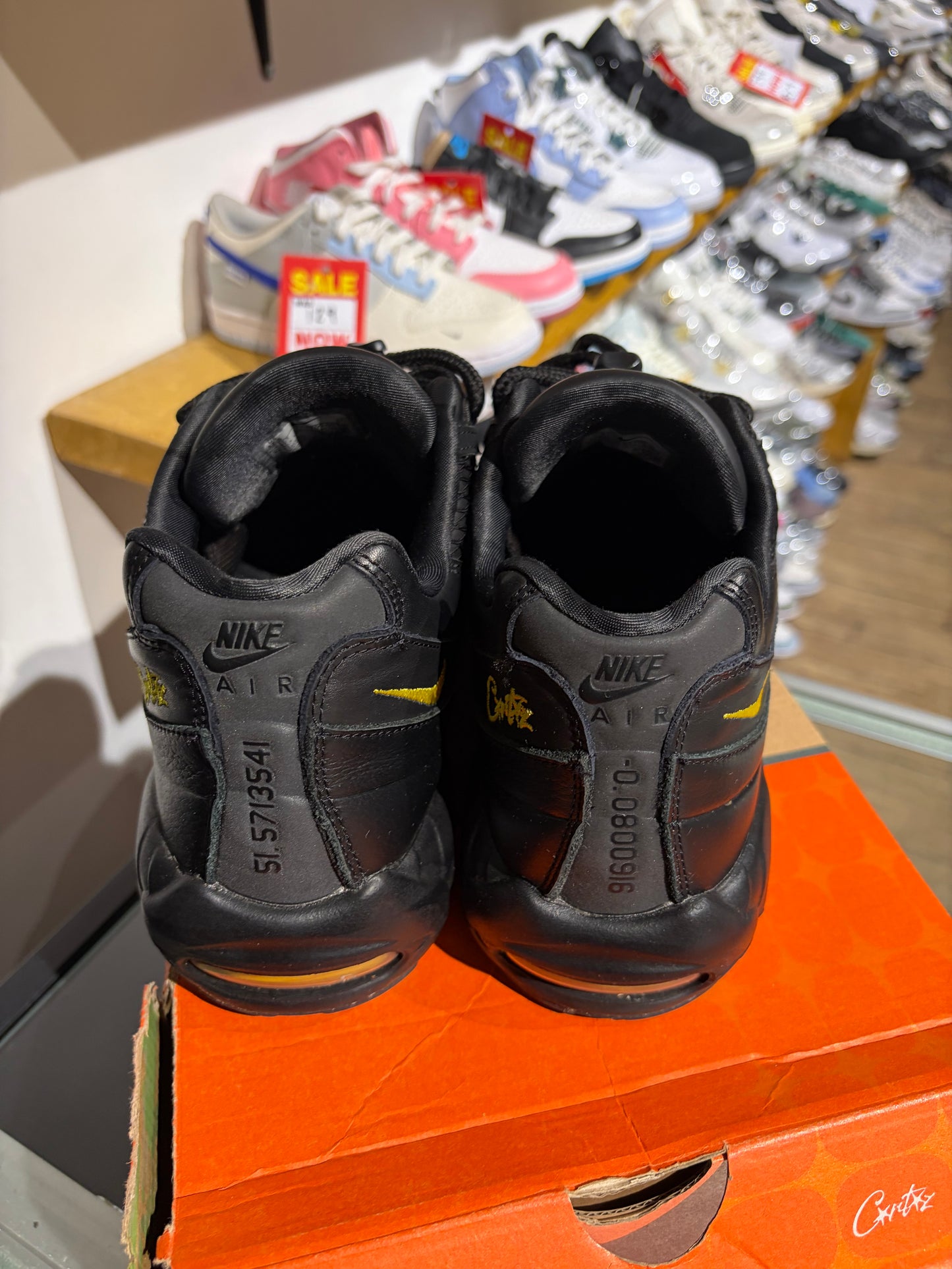 Nike Air Max 95 Corteiz Honey Black UK 11.5