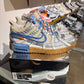 Nike x Off-White Rubber Dunk UNC UK 10