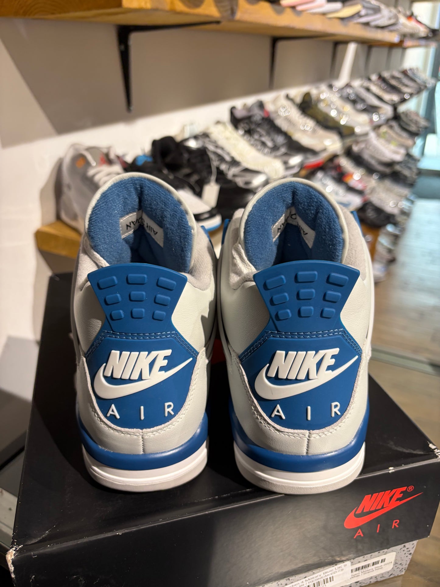 Jordan 4 Military Blue UK 9