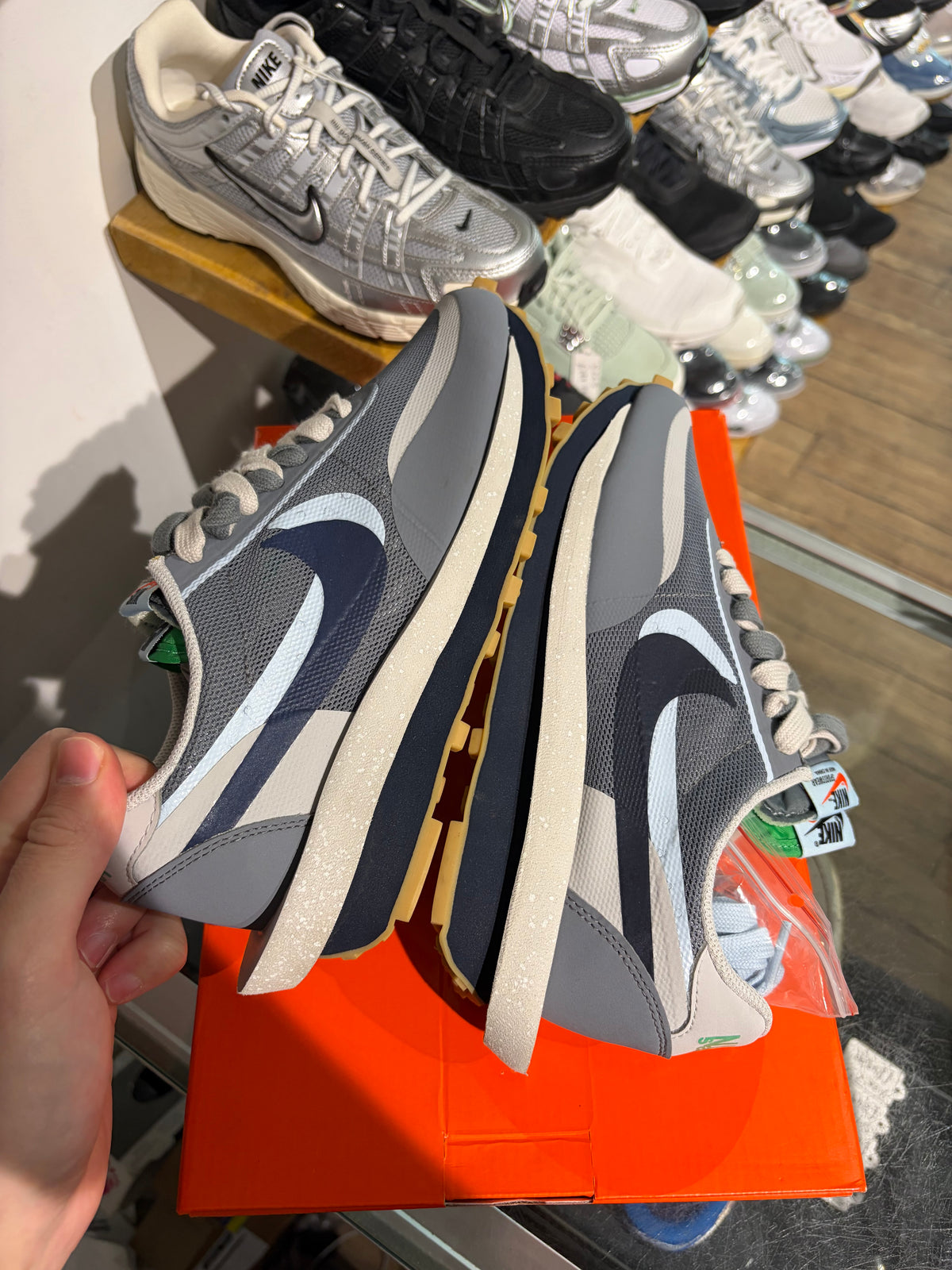 Nike Sacai Clot Grey UK 6 #362
