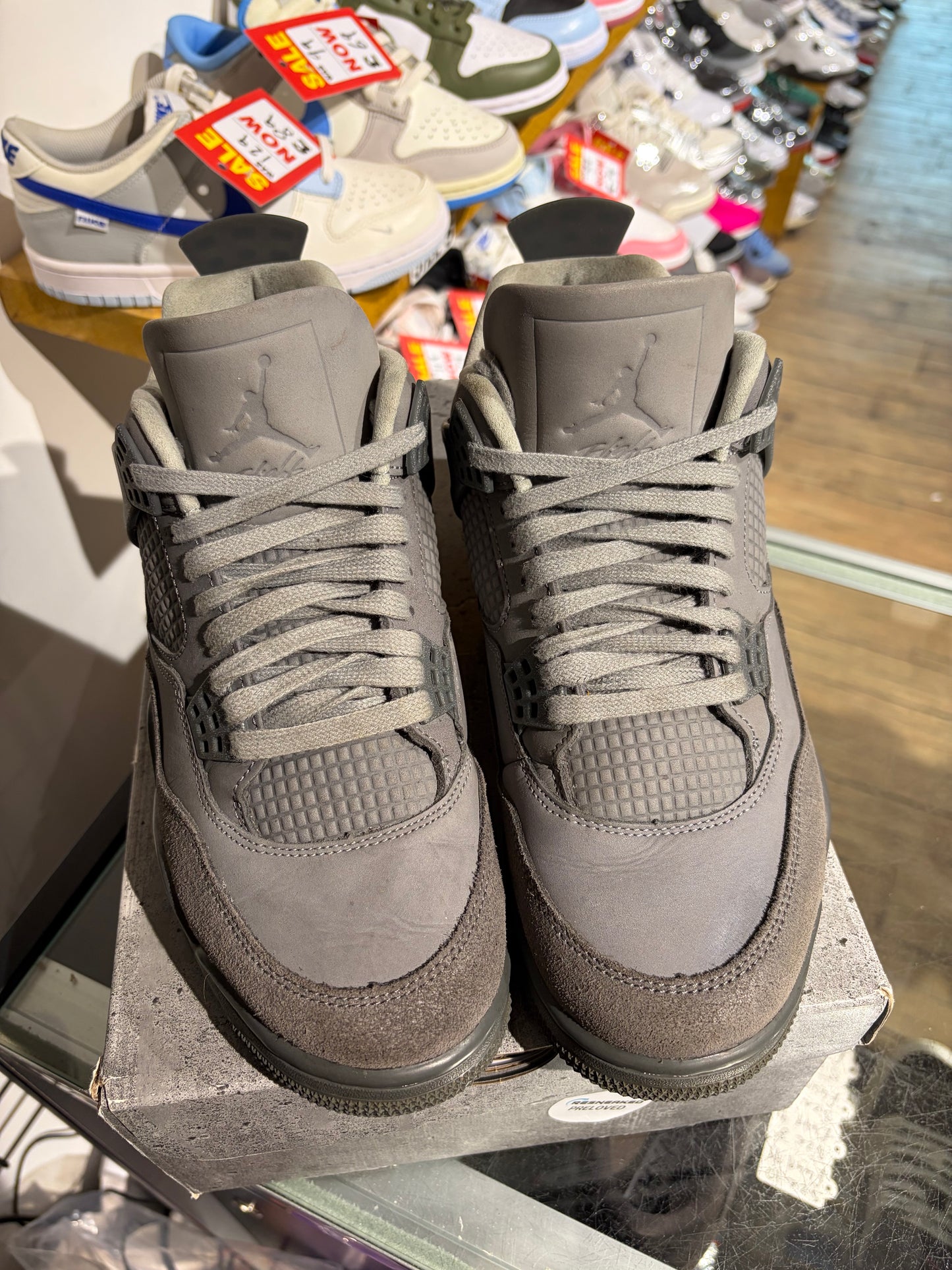 Air Jordan 4 Wet Cement UK 7.5