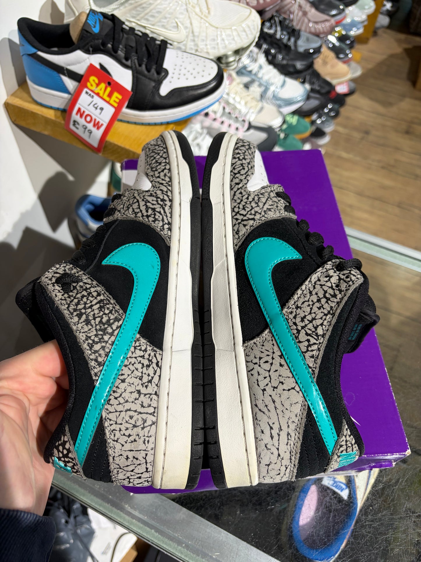 Nike SB Dunk Low Premium atmos Elephant UK 9 #4