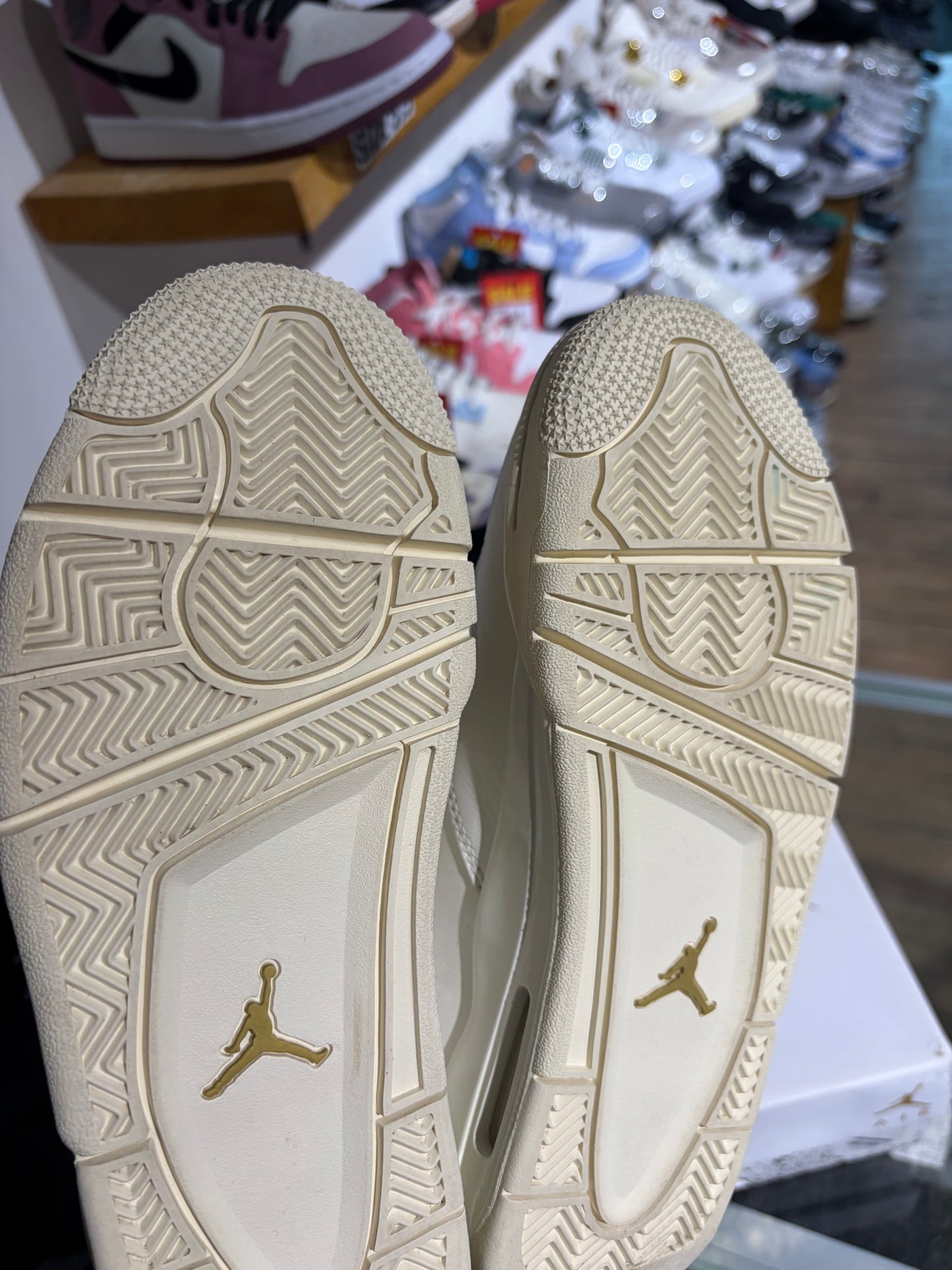 Nike Air Jordan 4 Metallic Gold (W) UK 5.5