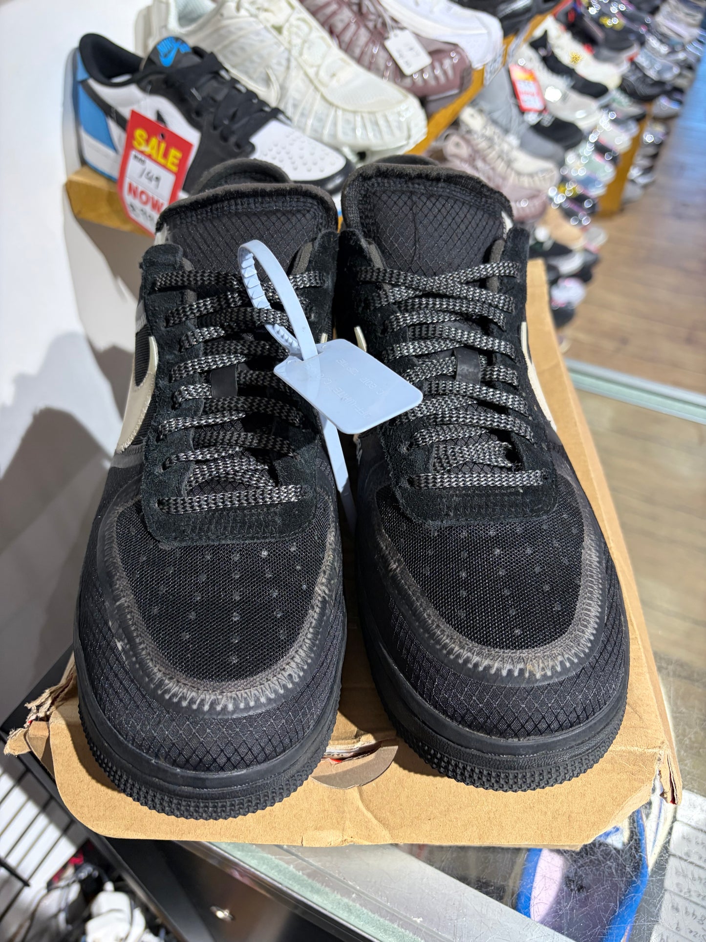 Nike AF1 x OW Black UK 9 #53