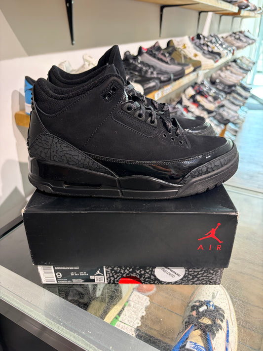 Jordan 3 Black Cat UK 8
