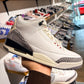 Air Jordan 3 Retro White Cement Reimagined UK 8.5