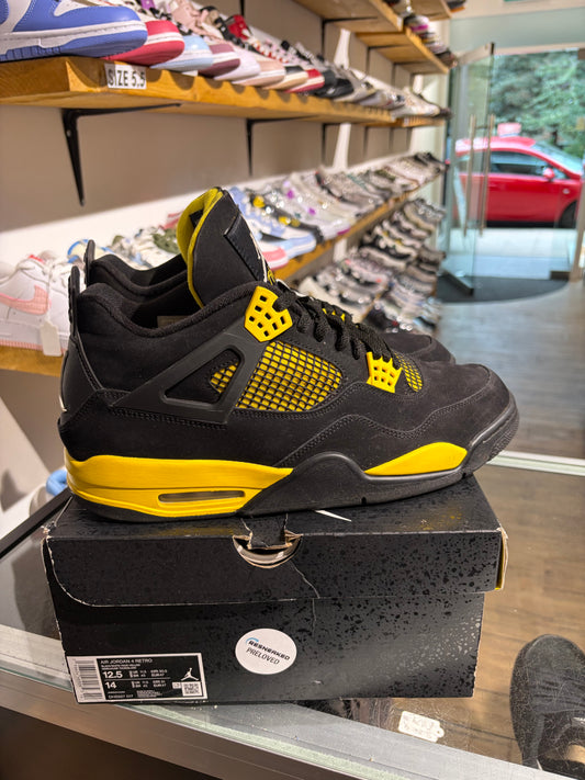 Air Jordan 4 Yellow Thunder UK 11.5