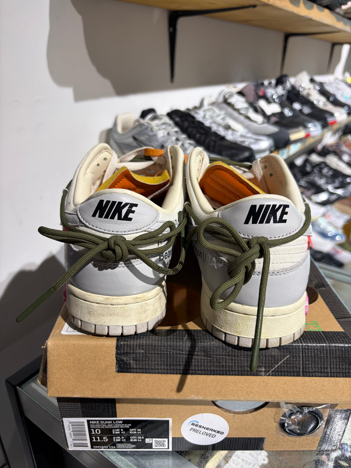 Nike OW Lot Dunk Lot 22 UK 9 #348