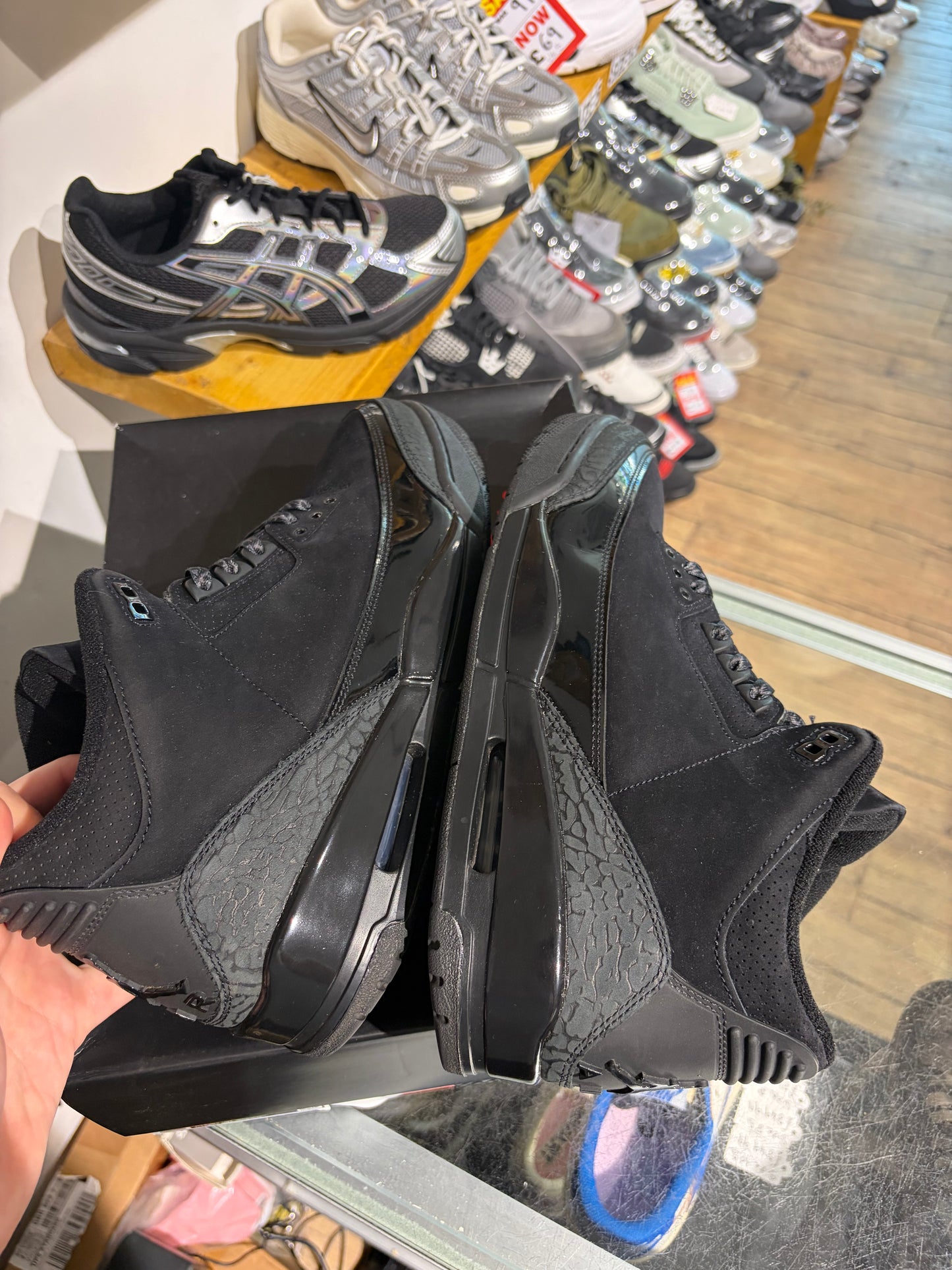Jordan 3 Black Cat UK 11.5 #227