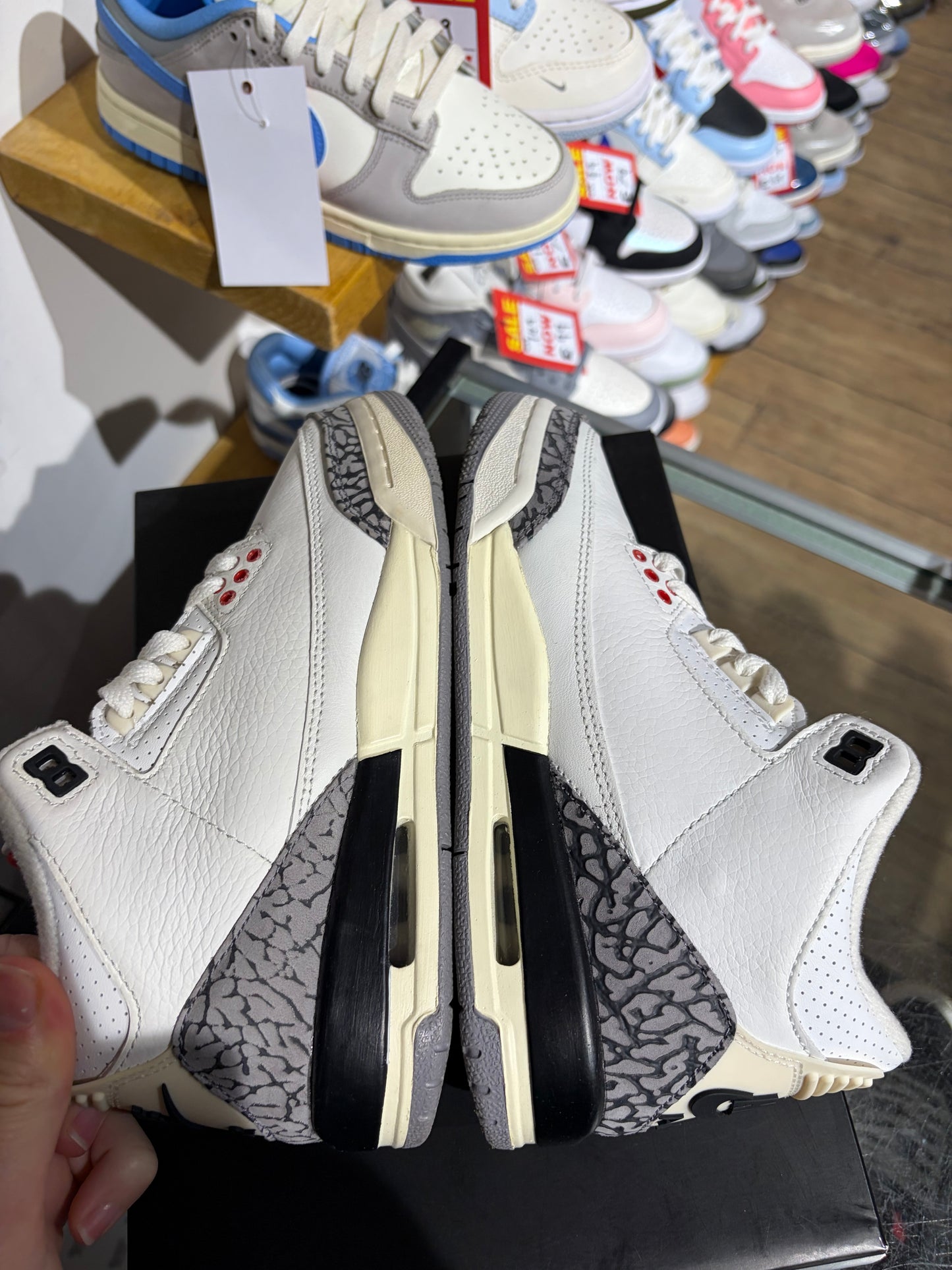 Air Jordan 3 White Cement Reimagined GS UK 4.5