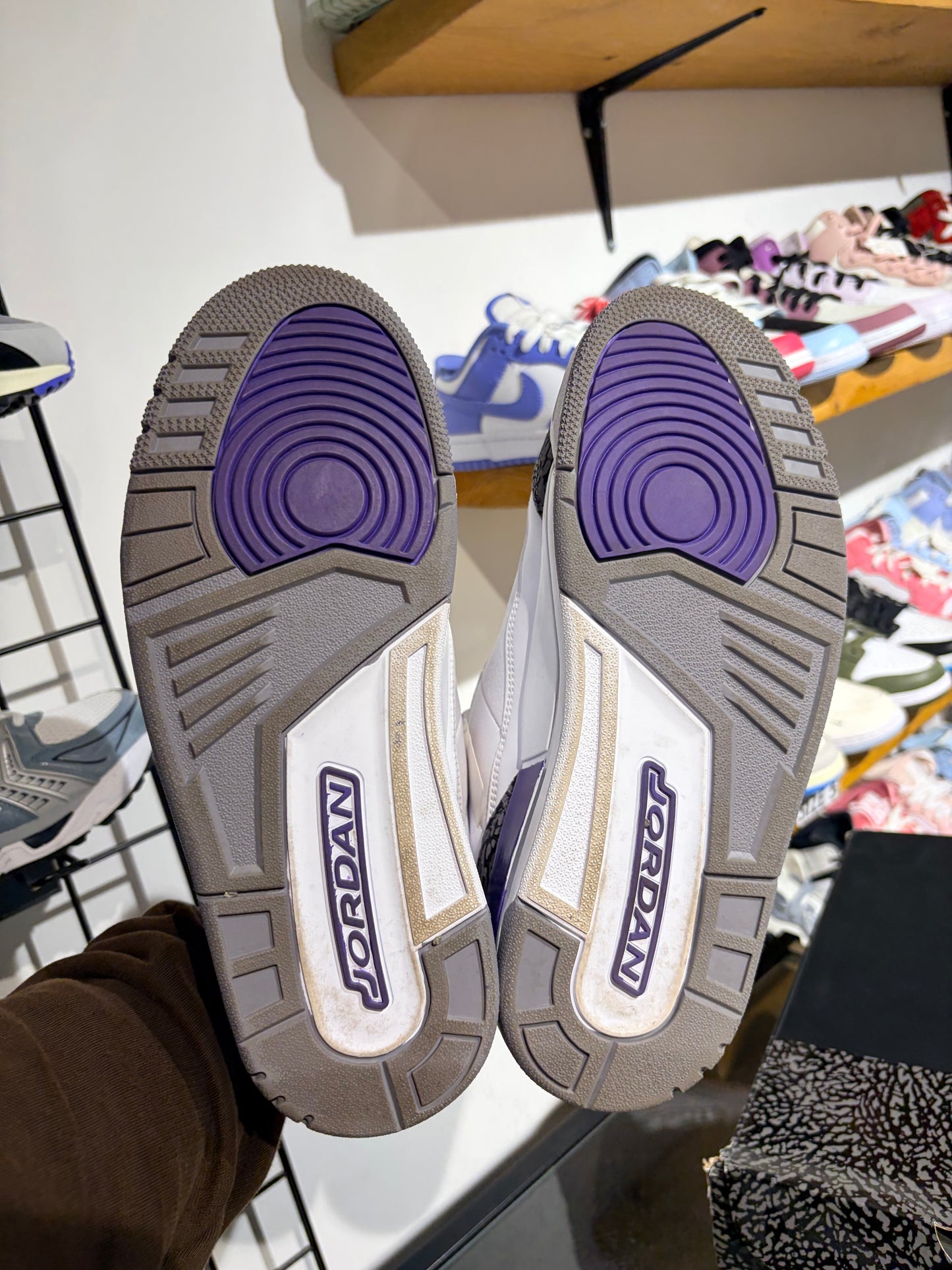 Jordan 3 Dark Iris UK 8.5