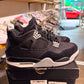 Air Jordan 4 Black Canvas UK 8.5