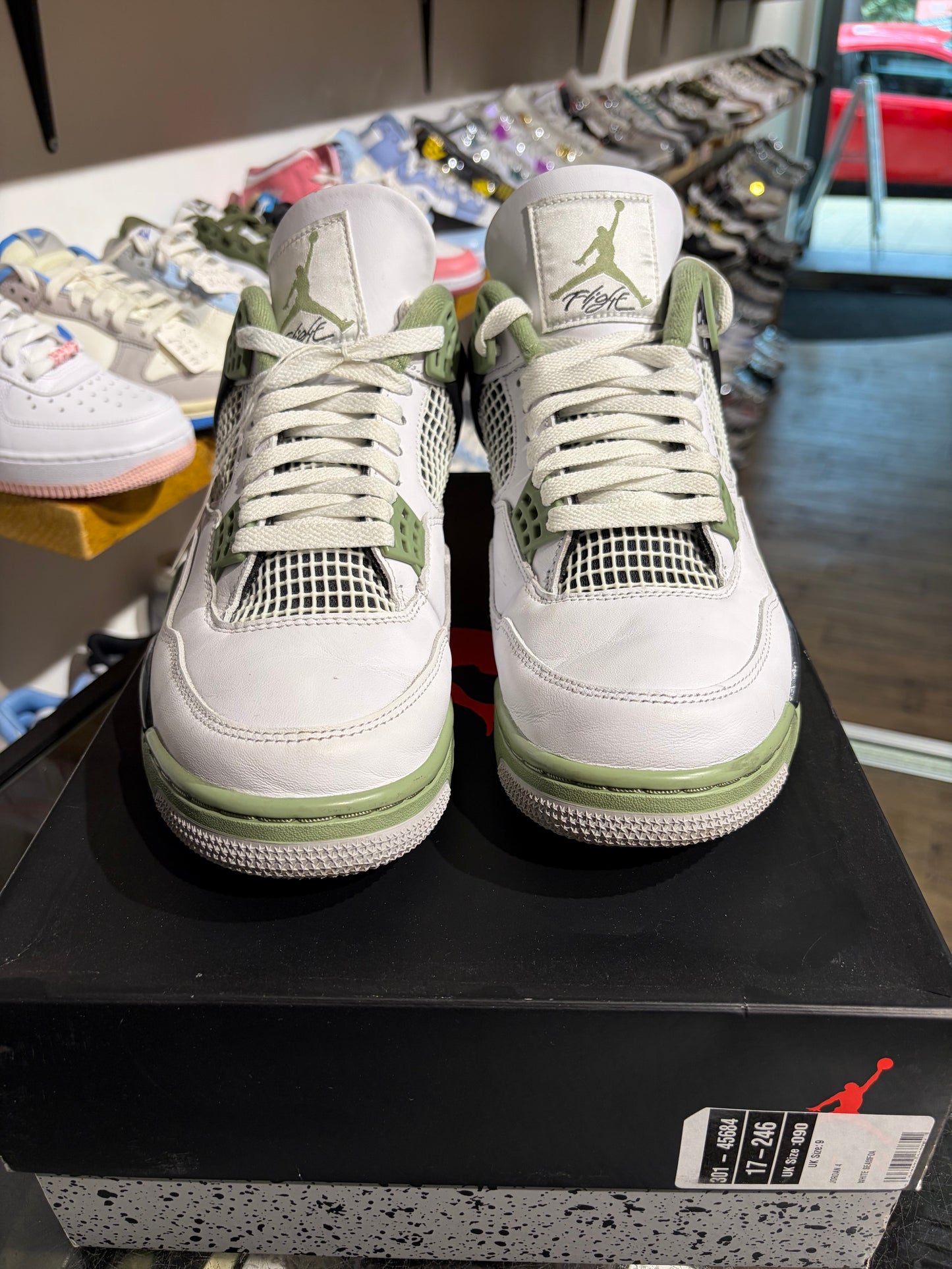 Air Jordan 4 Seafoam (W) UK 9