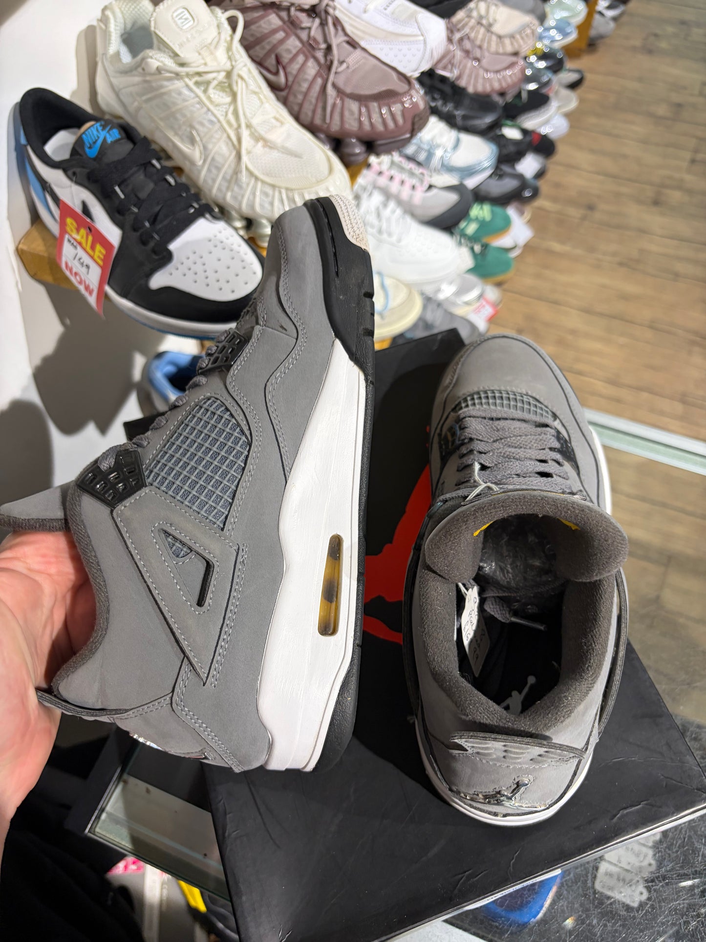 Jordan 4 Cool Grey UK 8 #87