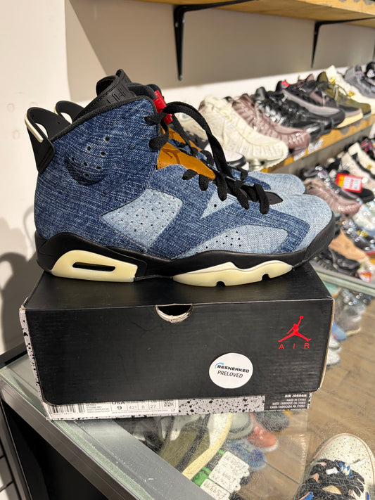 Jordan 6 Washed Denim UK 8
