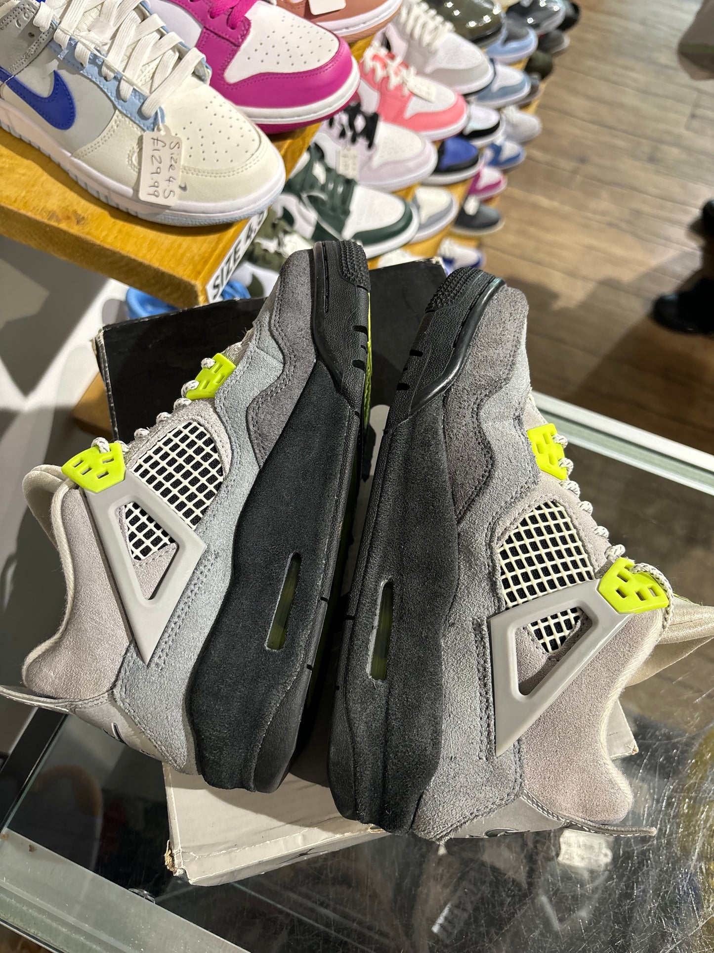 Jordan 4 Neon UK 4 (GS)