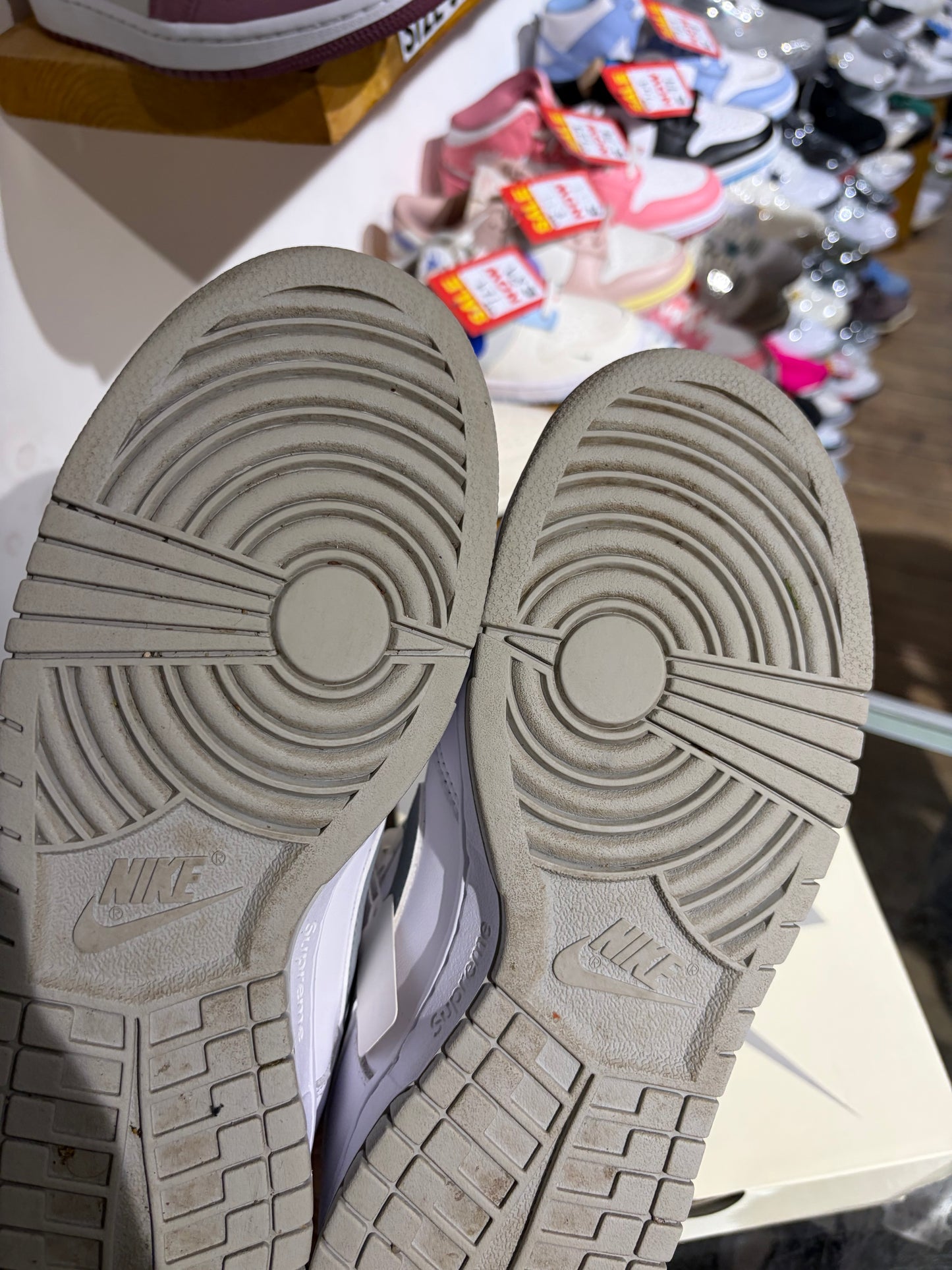 Supreme SB Dunk Low White 94 UK 9