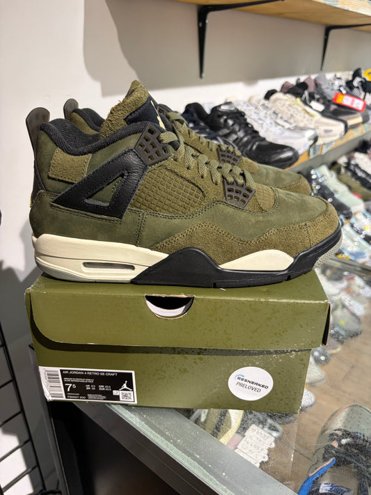 Jordan 4 Olive Craft UK 6.5 #219