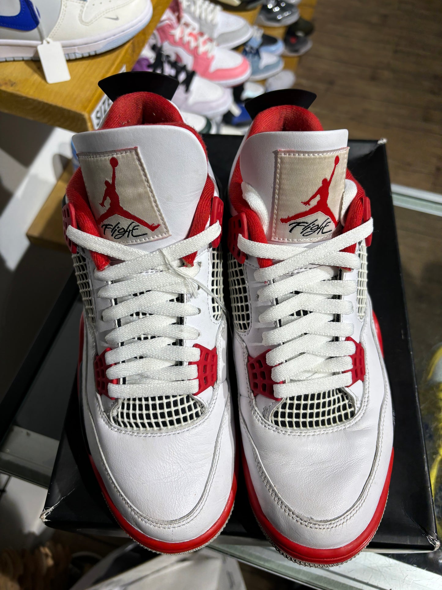 Air Jordan 4 Fire Red UK 7.5
