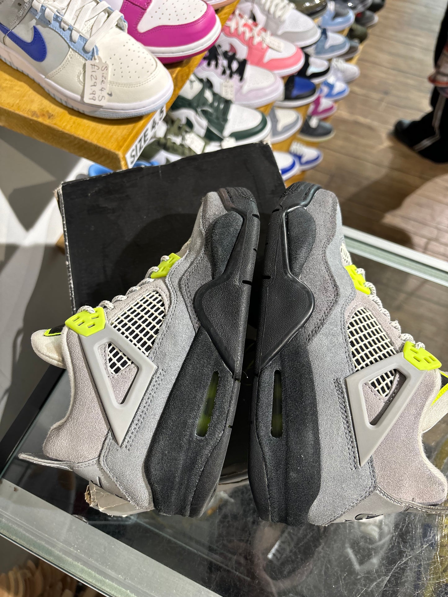 Jordan 4 Neon UK 4 (GS)