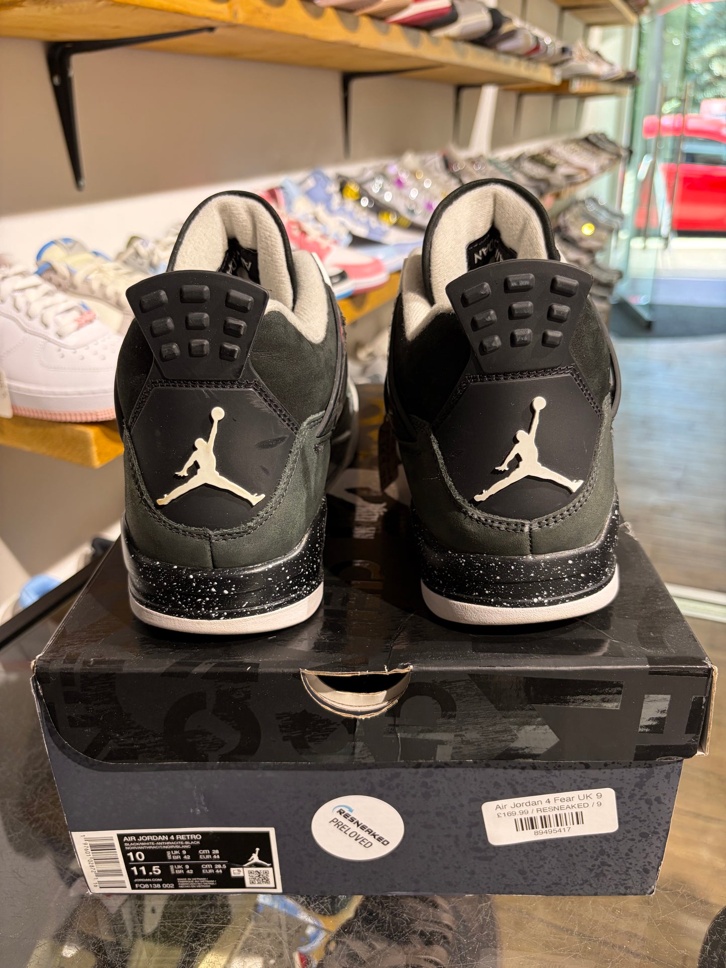 Air Jordan 4 Fear UK 9