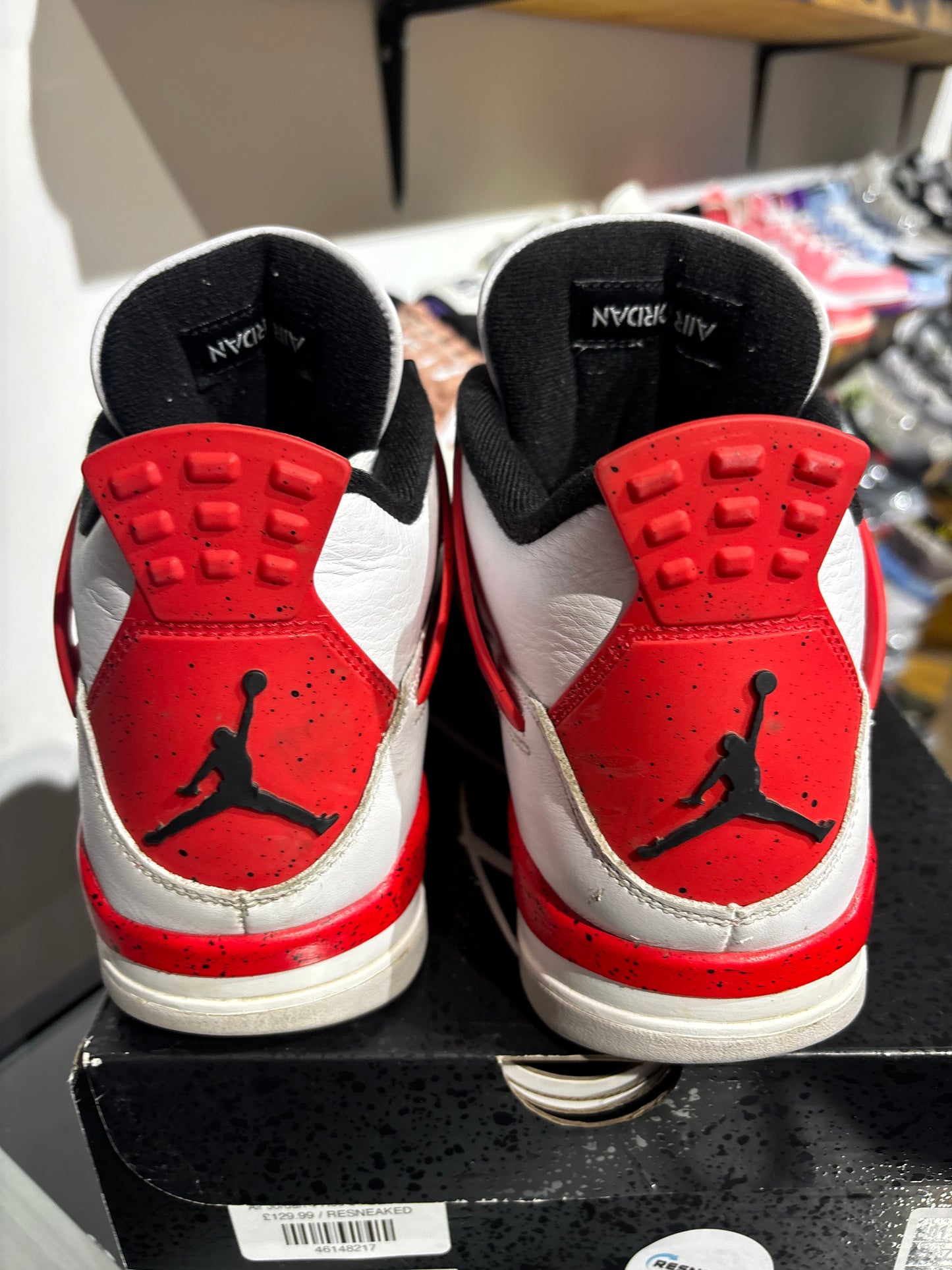 Air Jordan 4 Red Cement UK 8