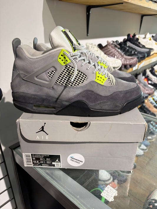 Jordan 4 Neon UK 10 #7