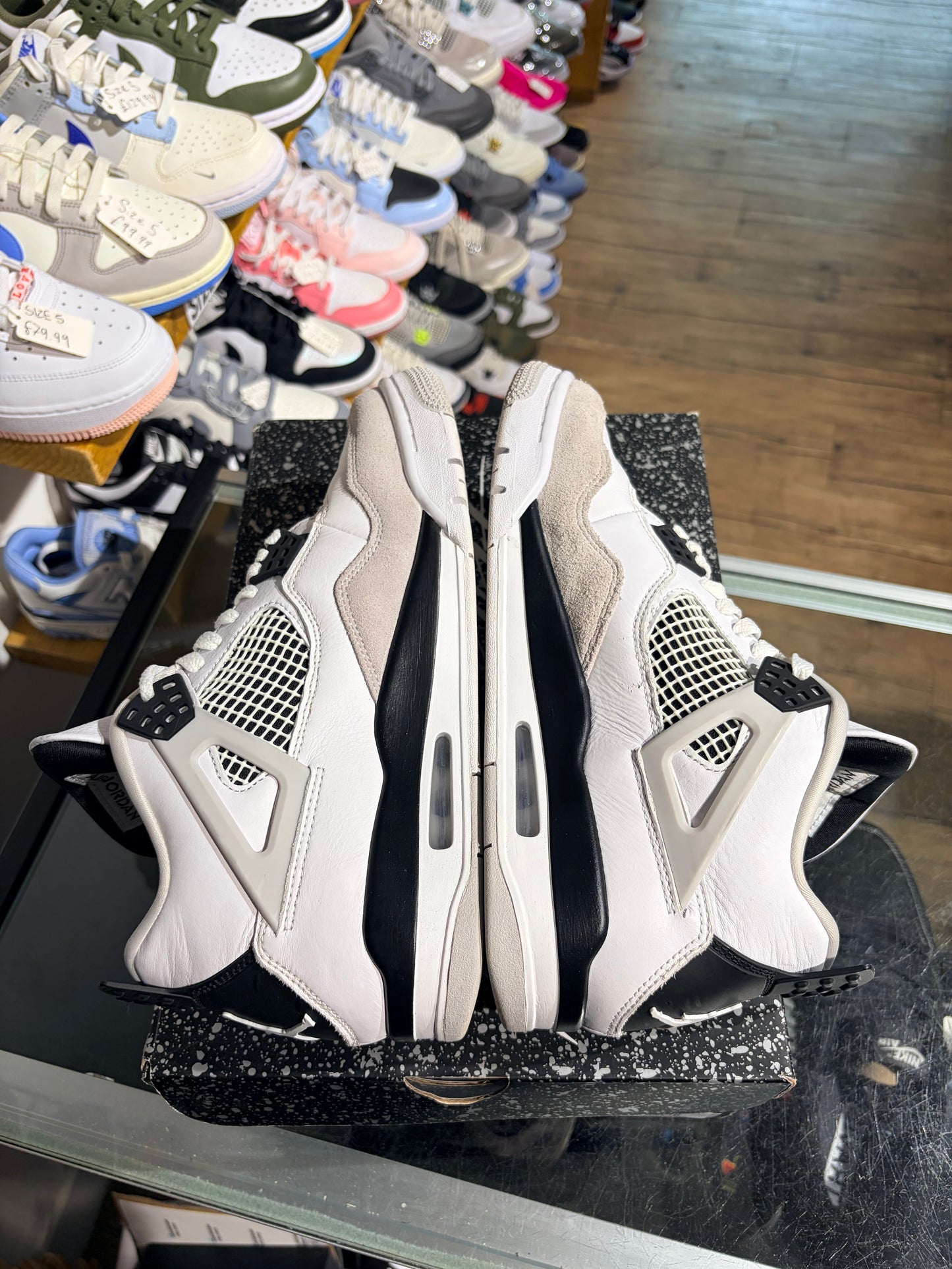 Air Jordan 4 Military Black UK 8.5