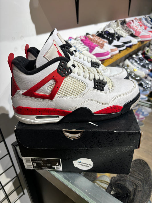 Jordan 4 Red Cement UK 7
