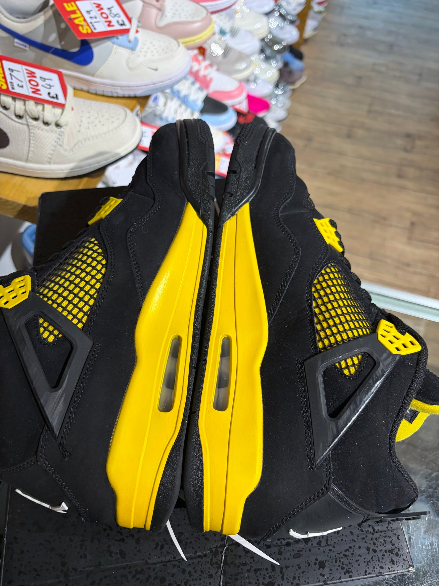Air Jordan 4 Yellow Thunder UK 10.5