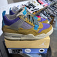 Union x Air Jordan 4 30th Anniversary Desert Moss Turquoise Blue UK 8