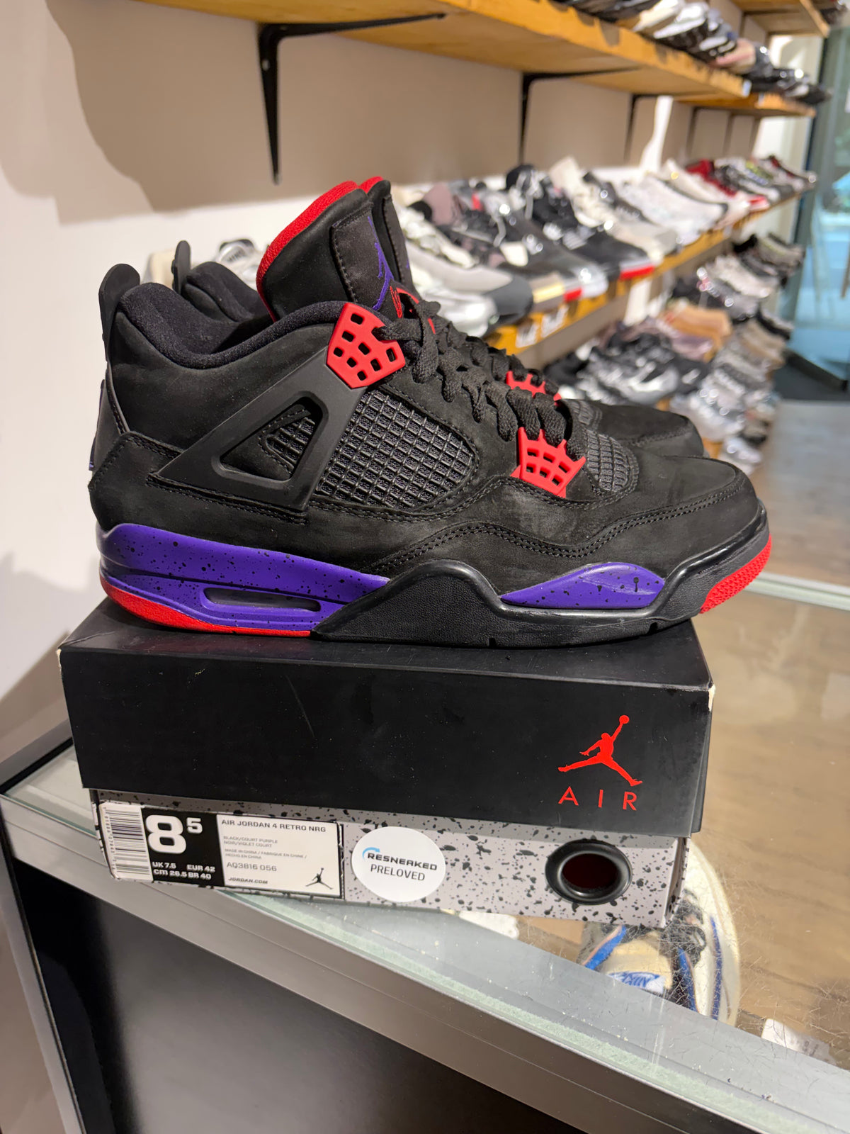 Jordan 4 Raptor OVO UK 7.5 #387