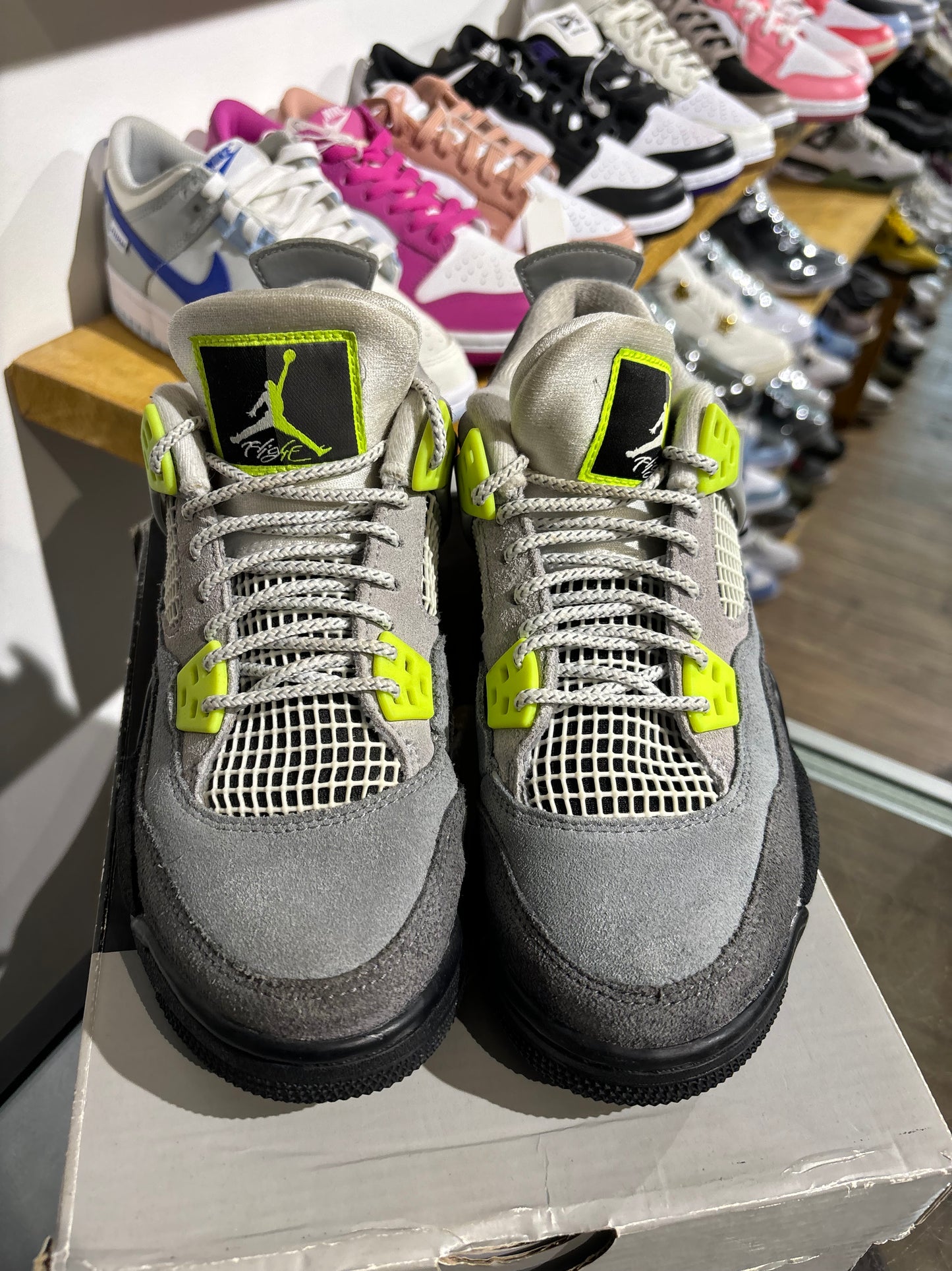 Jordan 4 Neon UK 4 (GS)