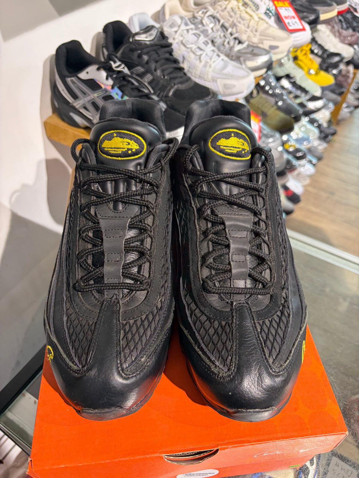 Nike AM95 Corteiz Honey Black UK 10 #231