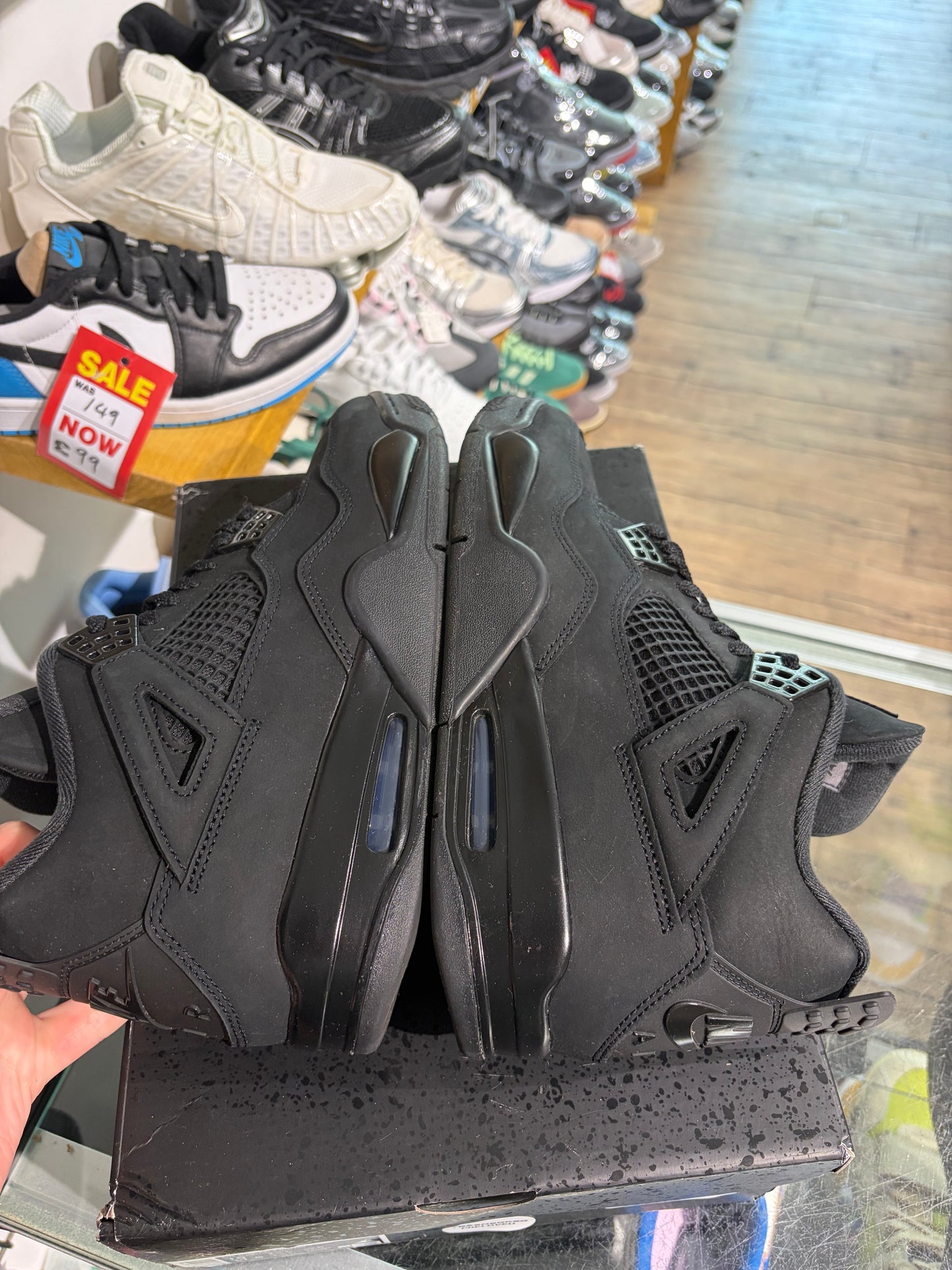 Jordan 4 Black Cat UK 9